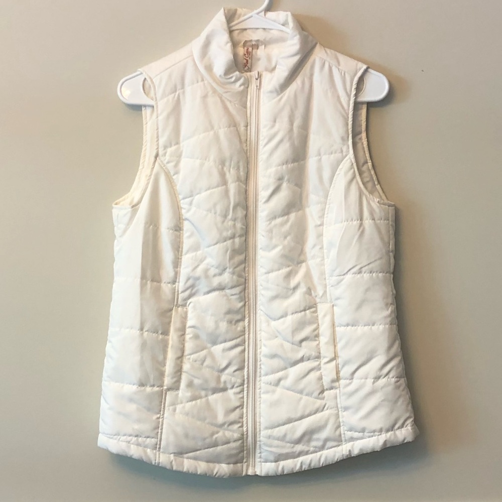 White Red Camel Vest